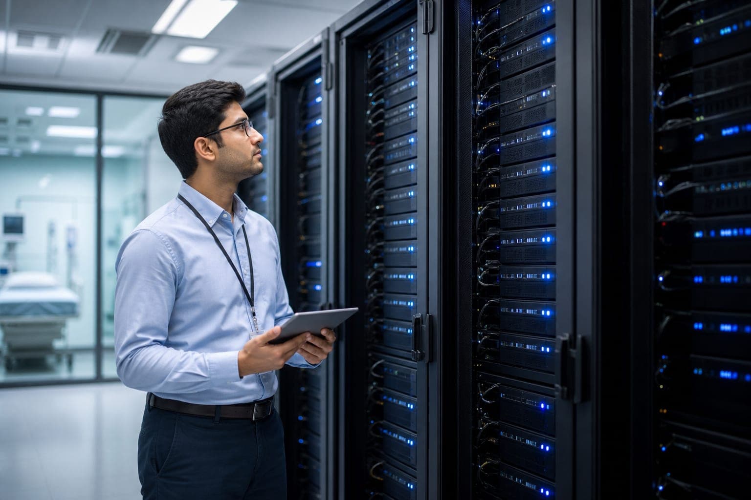 On-premise medical AI infrastructure in a hospital data center
